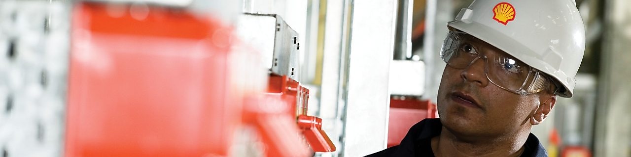 Worker in hat on site