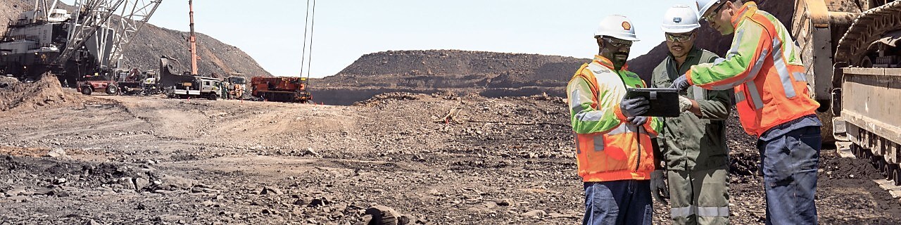 Three men discussion