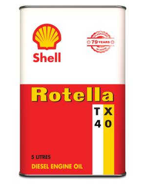 Rotella TX 40 diesel engine oil