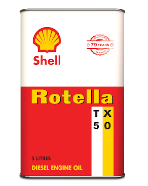 Rotella TX 50 diesel engine oil