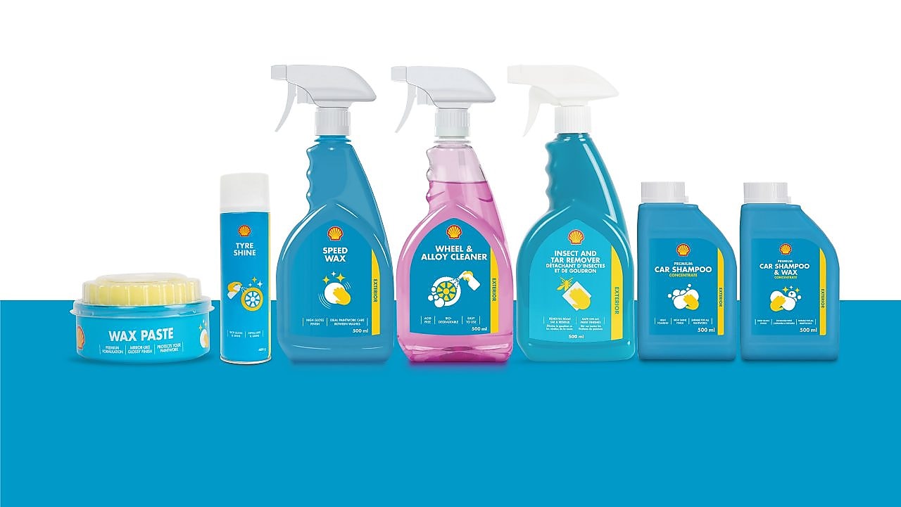 Exterior Shell car care products