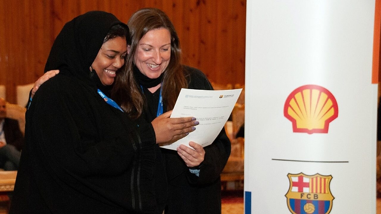 Womens at FutbolNet event in Saudi Arabia