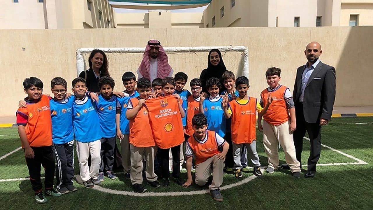 Children at FutbolNet programme