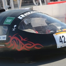 Saudi Team Vehicle at Shell Eco-Marathon in Manila, Philippines.