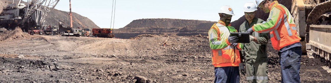 Three men discussion