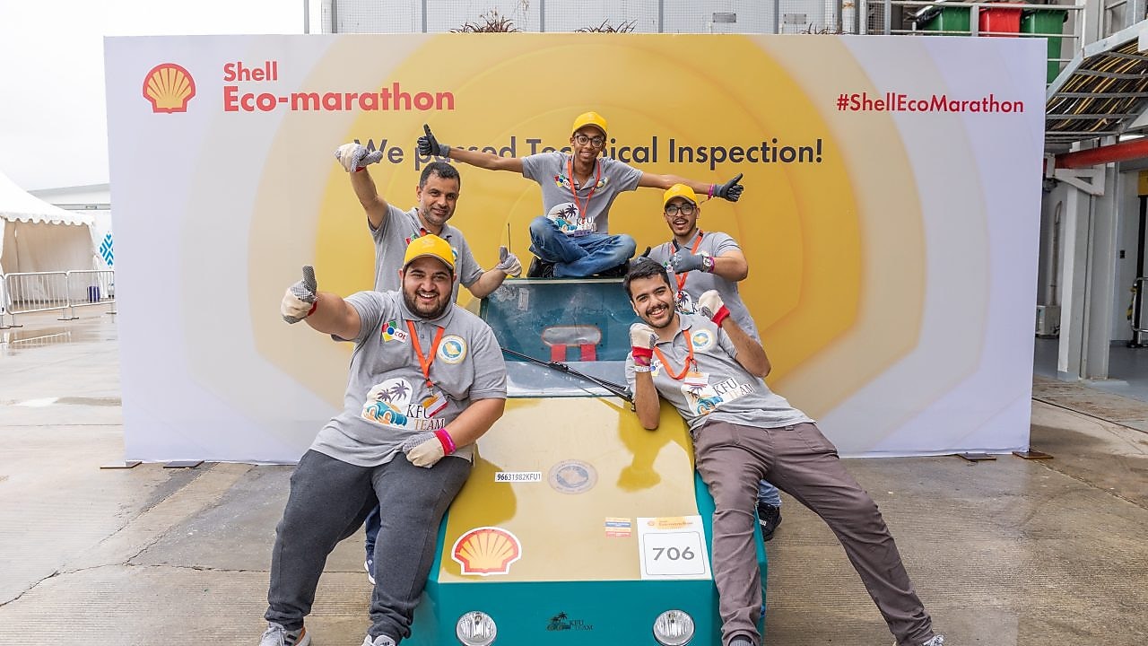 KFU team celebrating passing technical inspections