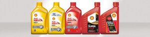 Shell Helix Mineral Motor Oils range