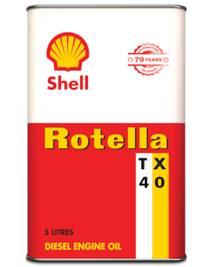 Rotella TX 40 diesel engine oil
