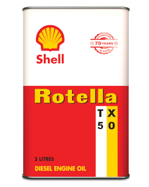 Rotella TX 50 diesel engine oil