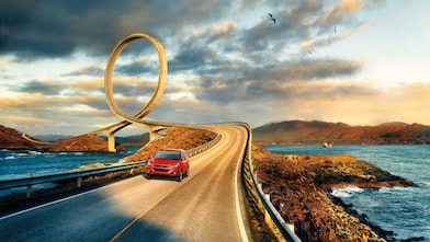 car on road
