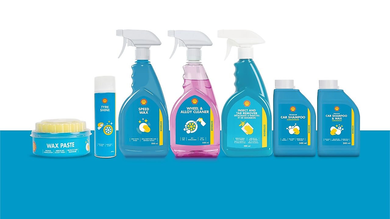 Exterior Shell car care products